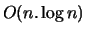 $O(n.\log{n})$