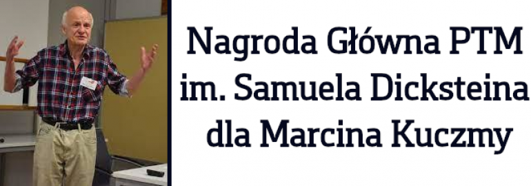 Obrazek — Nagroda PTM dla Marcina Kuczmy