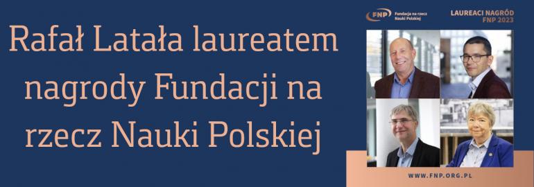 Obrazek — Rafał Latała laureatem nagrody FNP