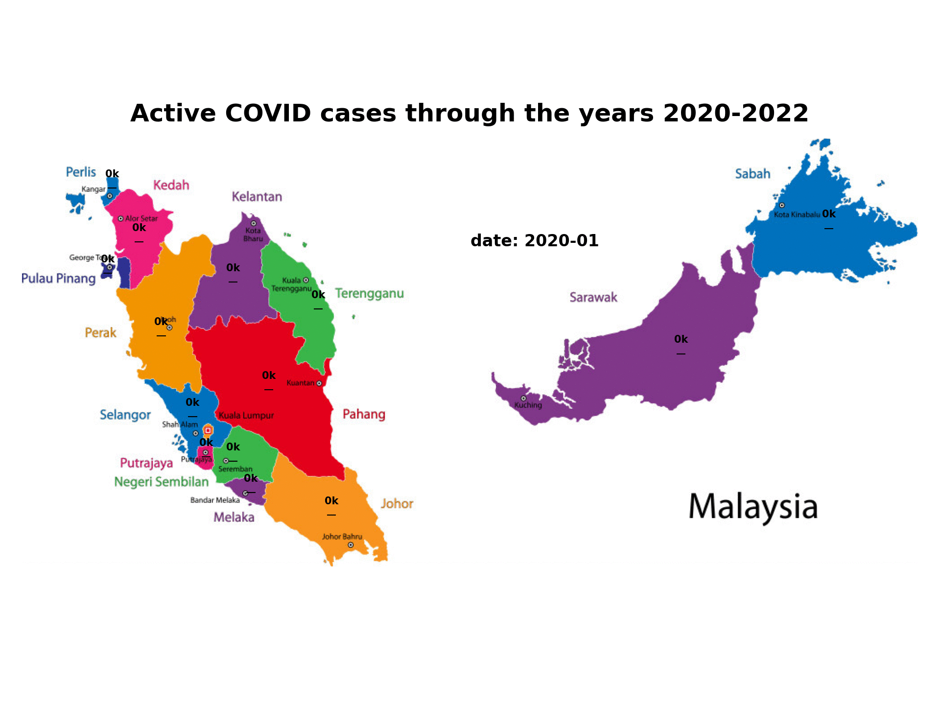 Active cases map GIF