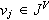 $v_{j}\in J^{V}$