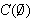 $C(\emptyset)$