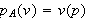 $p_{A}(v)=v(p)$