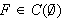 $F \in C(\emptyset)$