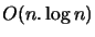 $O(n.\log{n})$