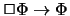 $\Box \Phi \to \Phi$