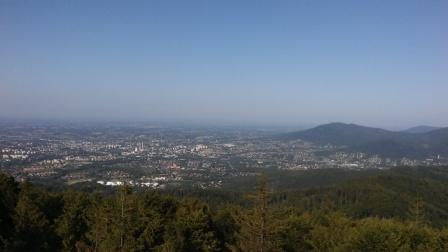 Widok z Szyndzielni (Beskid Śląski)