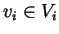 $v_i\in V_i$