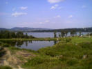 jeziora(widok z pociagu)